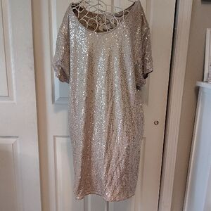 Victoria's Secret Elegant Beige Dress